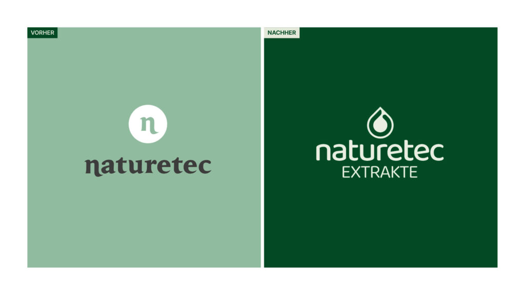 Titelbild des Corporate-Branding-Projekts für die Naturetec AG