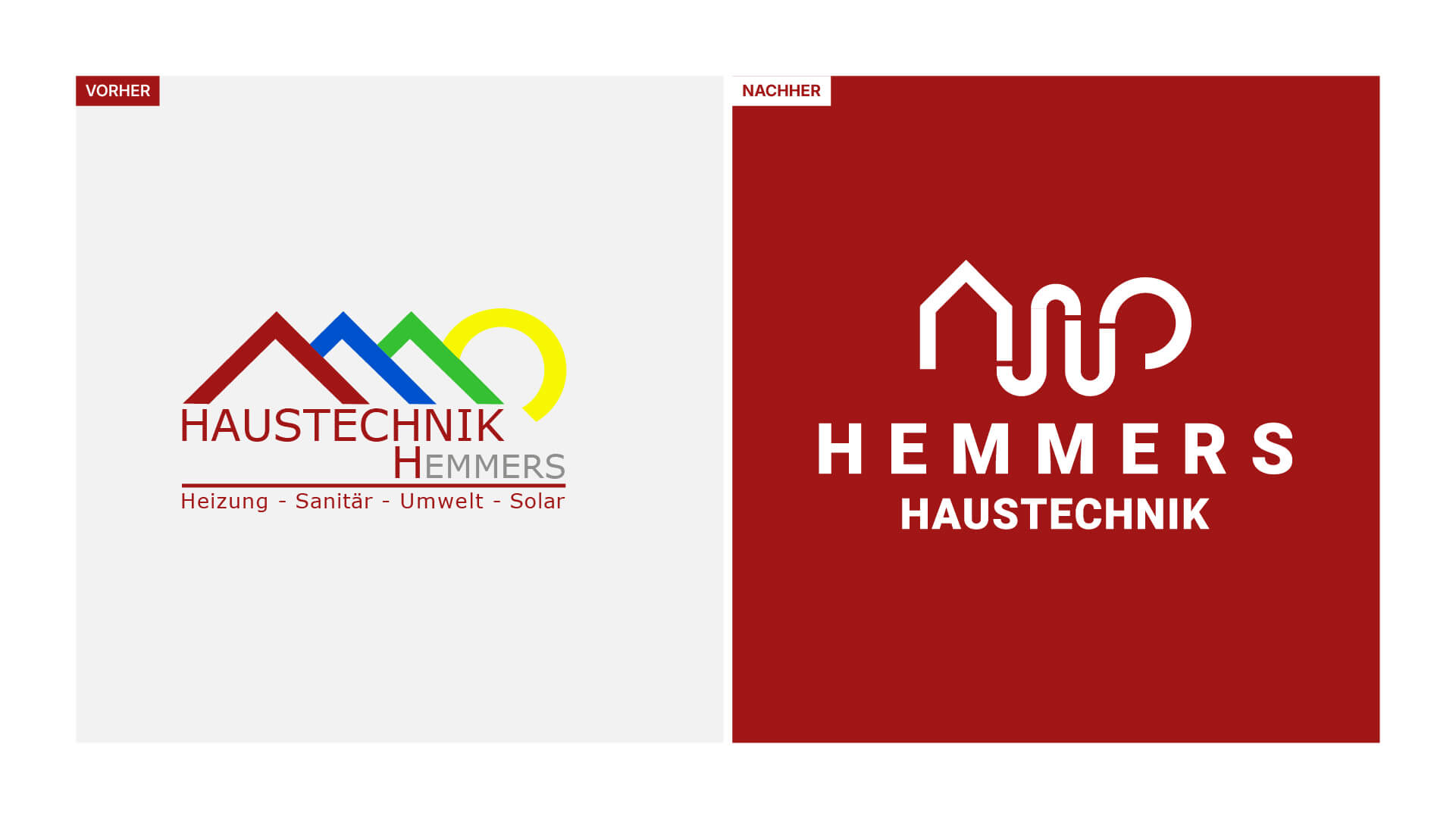 Titelbild des Corporate-Branding-Projekts für Hemmers Haustechnik