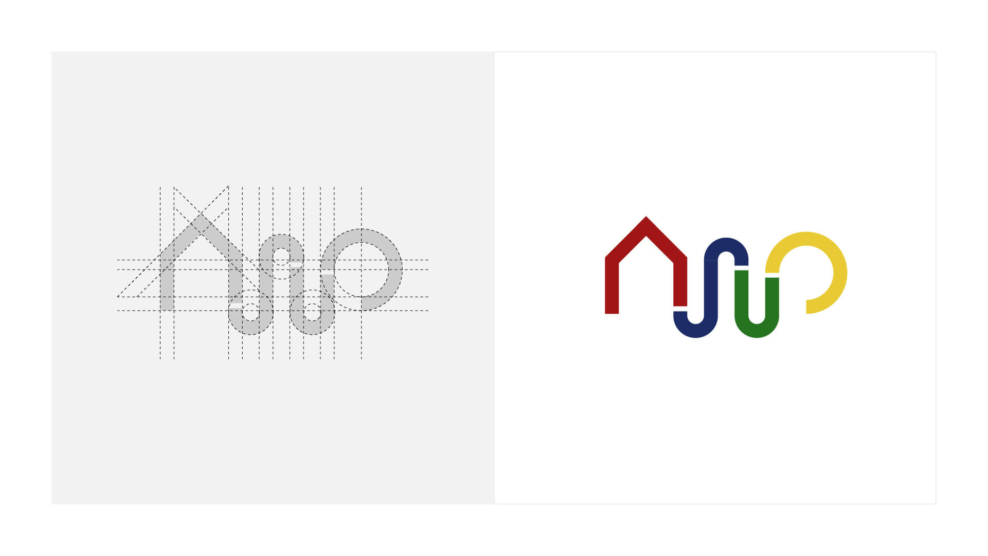 Konstruktion des Visuals und Abbildung des Visuals von Hemmers Haustechnik
