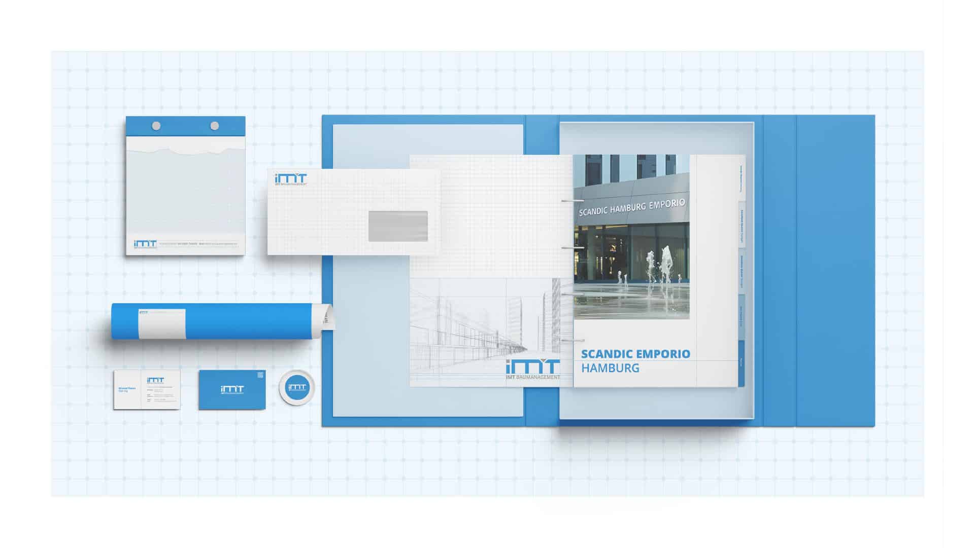 Geschäftsausstattung von IMT Baumanagement – Ingenieurbüro Michael Thelen