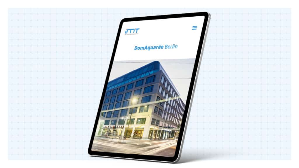 Titelbild des Corporate-Branding-Projekts für IMT Baumanagement