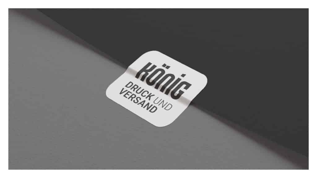 Titelbild des Corporate-Branding-Projekts für König Druck & Versand