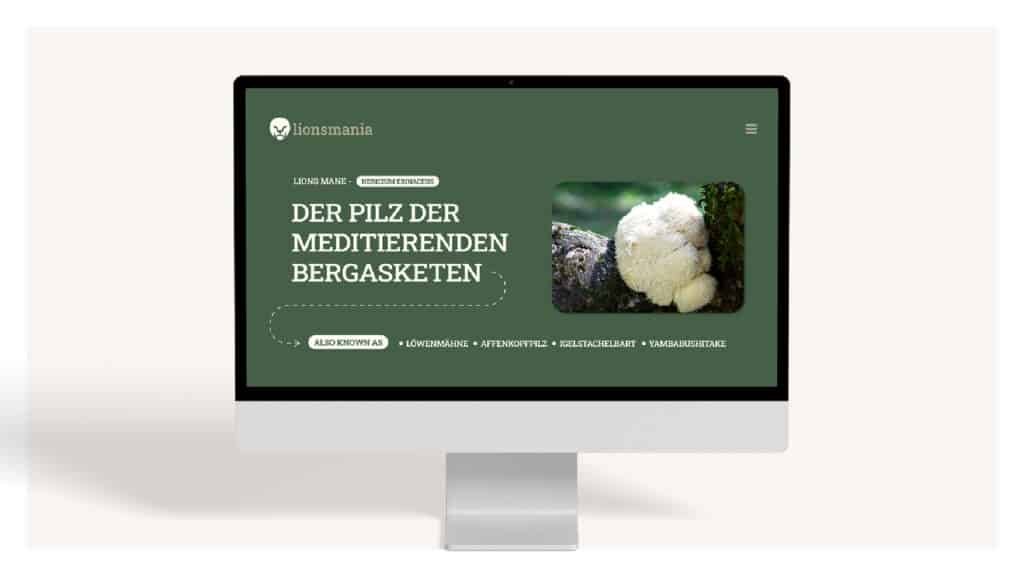 Titelbild des Corporate-Branding-Projekts für lionsmania
