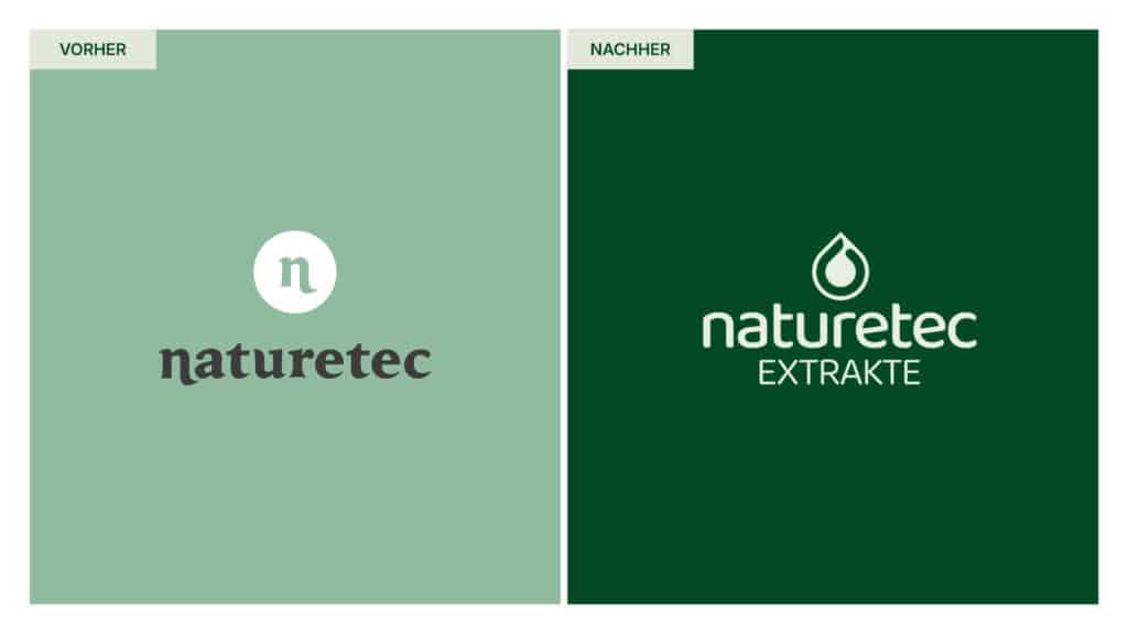Titelbild des Corporate-Branding-Projekts für Naturetec